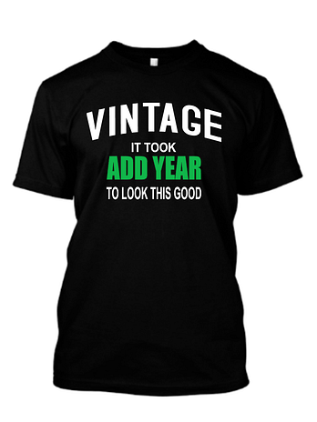 Vintage it Took ADD YEAR to Look This Good