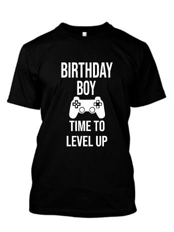 Birthday Boy Time To Level Up